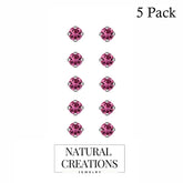 pink tourmaline earrings